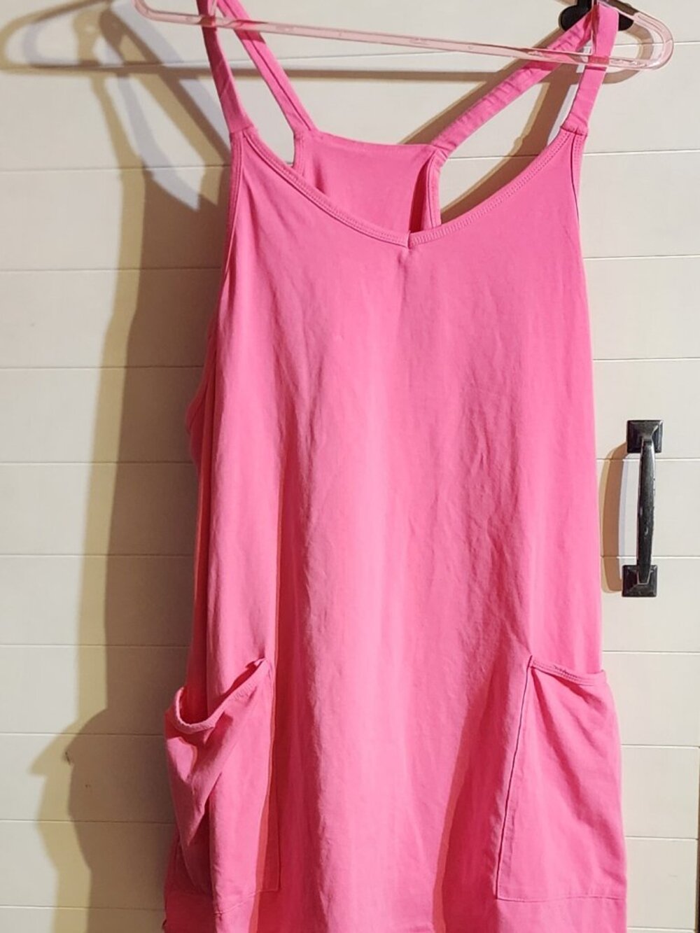 Fashion Pink Sun Dress with Shorts